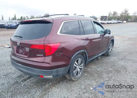 2016 Honda Pilot Ex-L z USA, uszkodzony, nr VIN 5FNYF6H57GB003896
